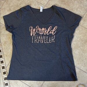 Disney EPCOT World Traveler Short Sleeve Tee XXL